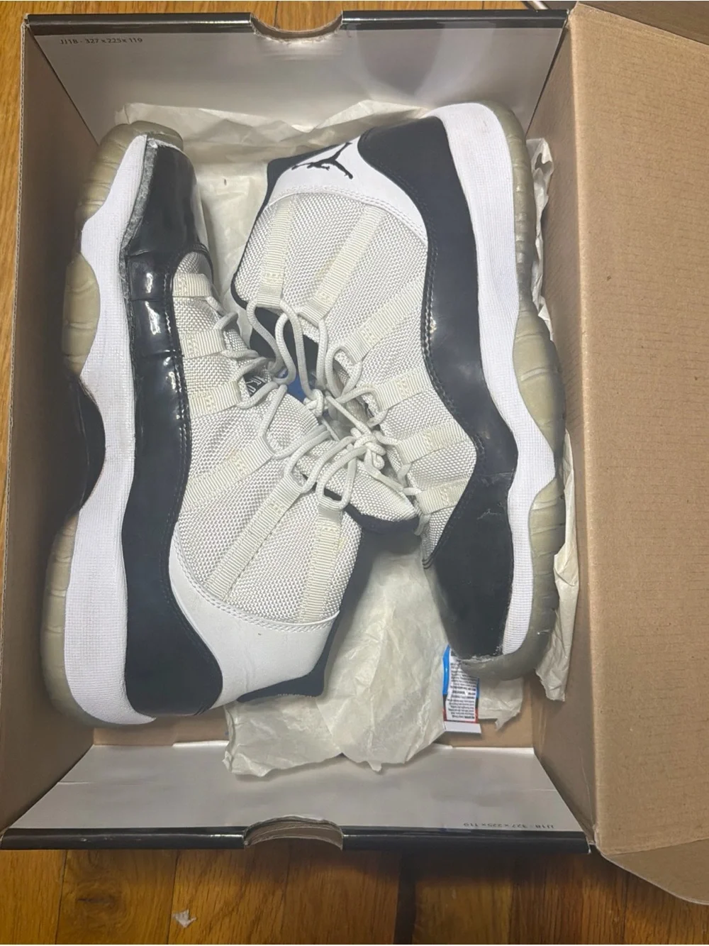 Jordan High-Top Sneakers - White & Black